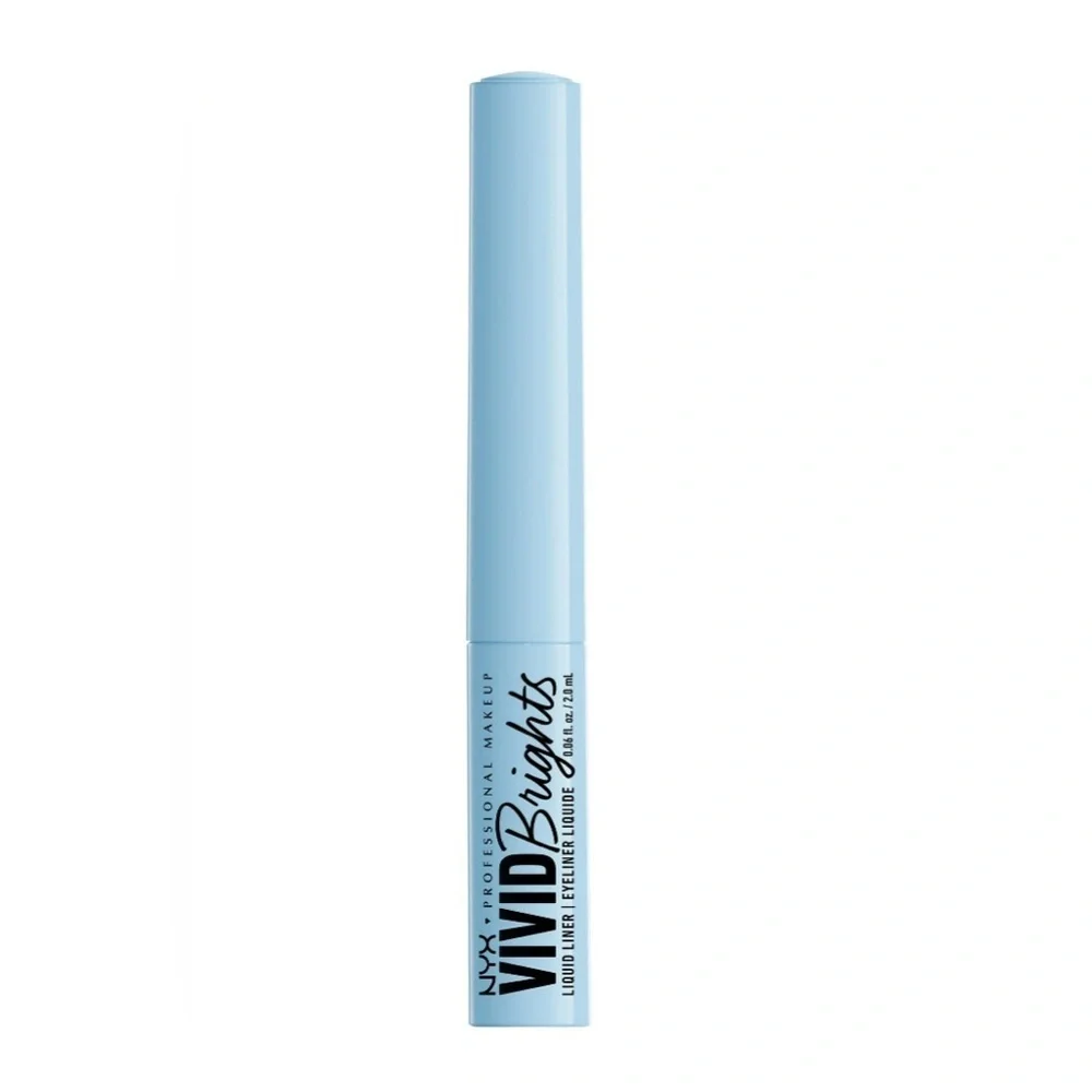 (2)-NYX PROFESSIONAL MAKEUP Vivid Brights Liquid Eyeliner Liner - 06 BLUE THANG